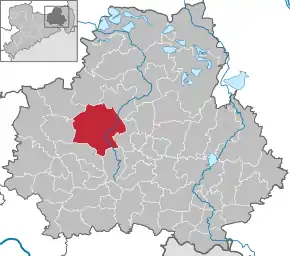 Poziția localității Kamenz