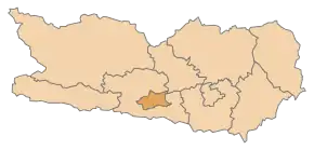 на мапі Австрії