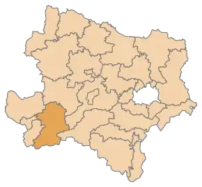 Poziția localității Districtul Scheibbs