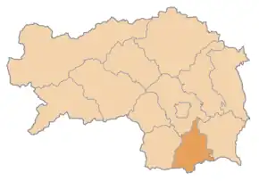 Poziția localității Districtul Leibnitz