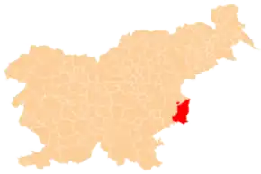 Localizarea comunei în cadrul țării