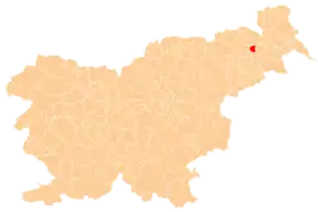 Poziția localității Cerkvenjak