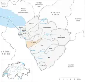 Poziția localității Aigle, Elveția