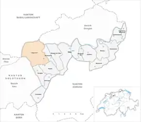 Poziția localității Hägendorf