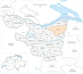 Poziția localității Homburg TG