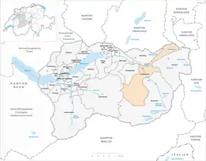 Poziția localității Innertkirchen