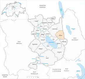 Poziția localității Neudorf