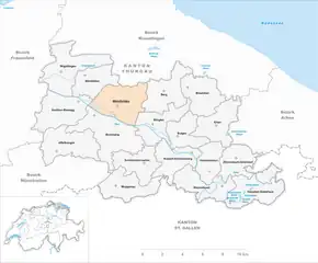 Poziția localității Weinfelden