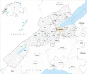 Poziția localității Yverdon-les-Bains