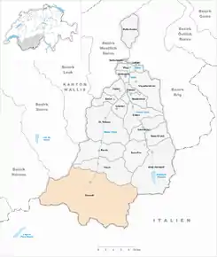 Poziția localității Zermatt