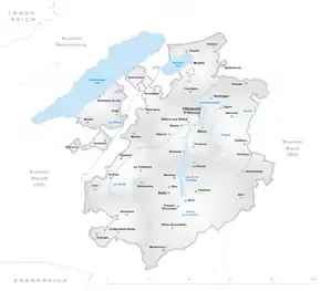 Poziția localității Fribourg