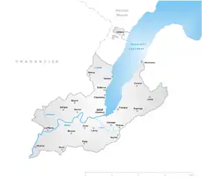 Poziția localității Geneva
