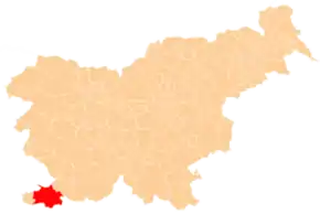 Localizarea comunei în cadrul țării