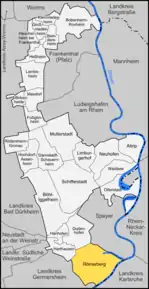 Poziția localității Römerberg