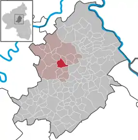 Poziția localității Kastellaun