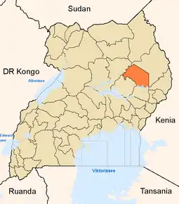 Poziția localității Katakwi