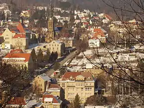 Sebnitz during winter
