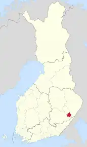 Poziția localității Kerimäki