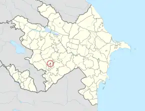 Poziția localității Stepanakert