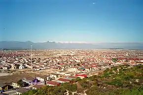 View from Khayelitsha Lookout Hill over Ilitha Park