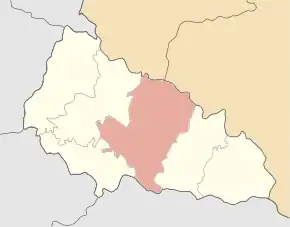 Poziția localității Raionul Hust, Transcarpatia