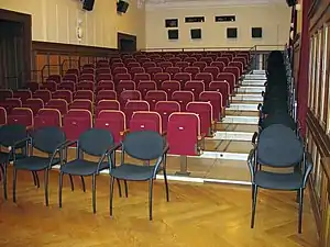 Sala de cinematograf din casa de cultură Měšťanská beseda