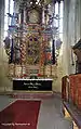 Altarul rococo al bisericii evanghelice-luterane săsească din Richiș