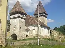 Biserica fortificată din VeseudMachetă pentru biserica fortificată din VeseudPlanul fortificaţiei din Veseud