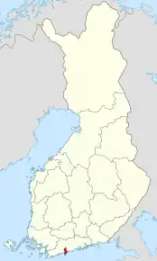 Poziția localității Kirkkonummi