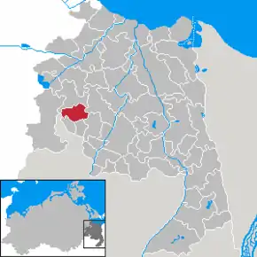 Poziția localității Klein Luckow