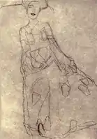 O altă schiță pregătitoare