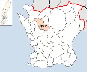 Localizarea comunei în cadrul comitatului