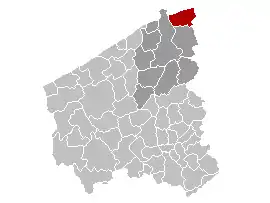 Knokke-Heist în Provincia Flandra de Vest