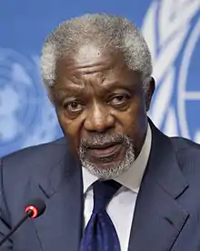 18 august: Kofi Annan, politician ghanez, secretar general al ONU, laureat al Premiului Nobel