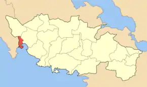 Poziția localității Antikyra