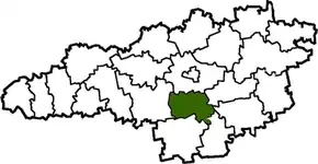 Poziția localității Kompaniivka