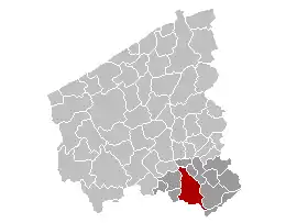 Kortrijk în Provincia Flandra de Vest