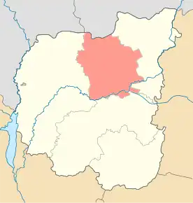 Poziția localității Raionul Koriukivka, Cernihiv