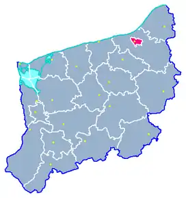 Poziția localității Koszalin