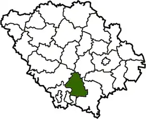 Poziția localității Kozelșciîna