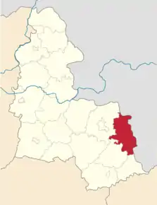 Poziția localității Krasnopillea