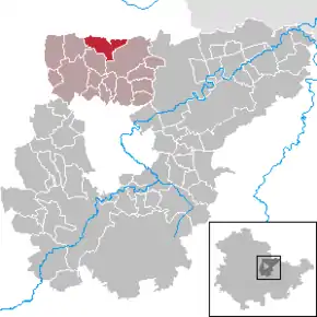 Poziția localității Krautheim