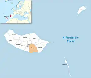 Poziția localității Funchal