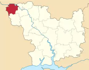 Poziția localității Krîve Ozero