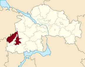 Poziția localității Krîvîi Rih