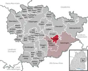 Poziția localității Kuchen