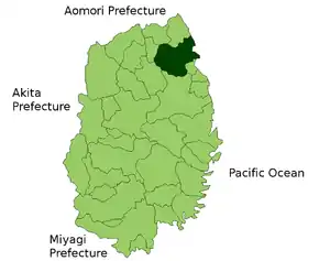 Poziția localității Kuji