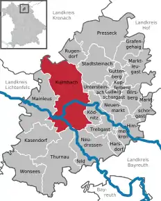 Poziția localității Kulmbach