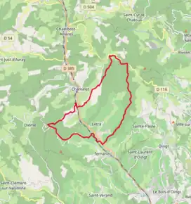 Poziția localității Létra