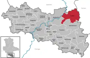 Poziția localității Lützen